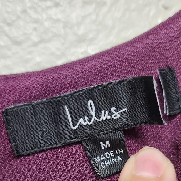 Lulus Moments of Bliss Purple Backless Mermaid Maxi Dress M Wedding Party Prom - Picture 10 of 10